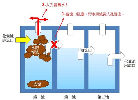 化糞池構造圖解|化糞池:釋義,工作原理與作用,化糞池的作用,工藝原理,技術類型,泥。